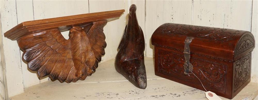 CARVED WOOD 'EAGLE', WALL