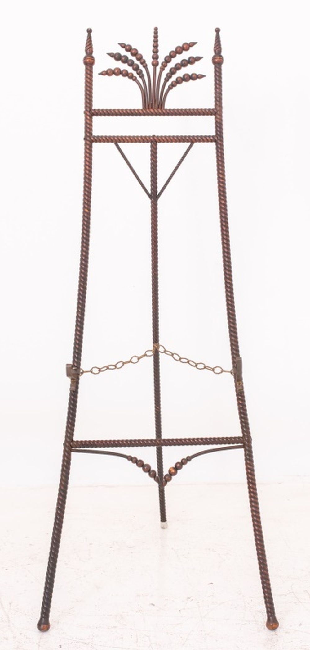CARVED WOOD EASEL PAINTING STAND CA