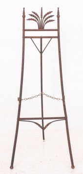 CARVED WOOD EASEL PAINTING STA