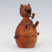 CARVED WOOD JAPANESE KOBE TOY