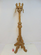 CARVED WOOD OVERSIZED CANDLE S
