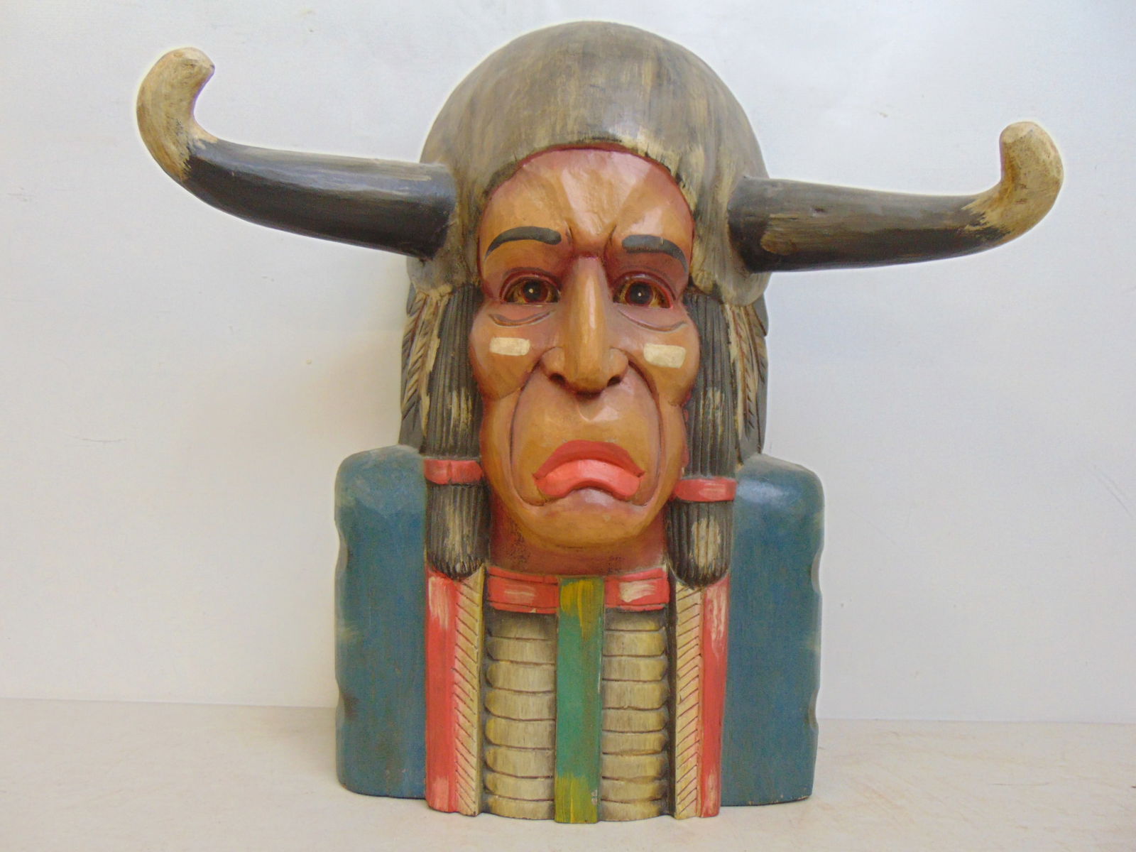 CARVED WOOD POLYCHROME CARVED