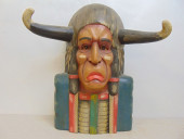 CARVED WOOD POLYCHROME CARVED