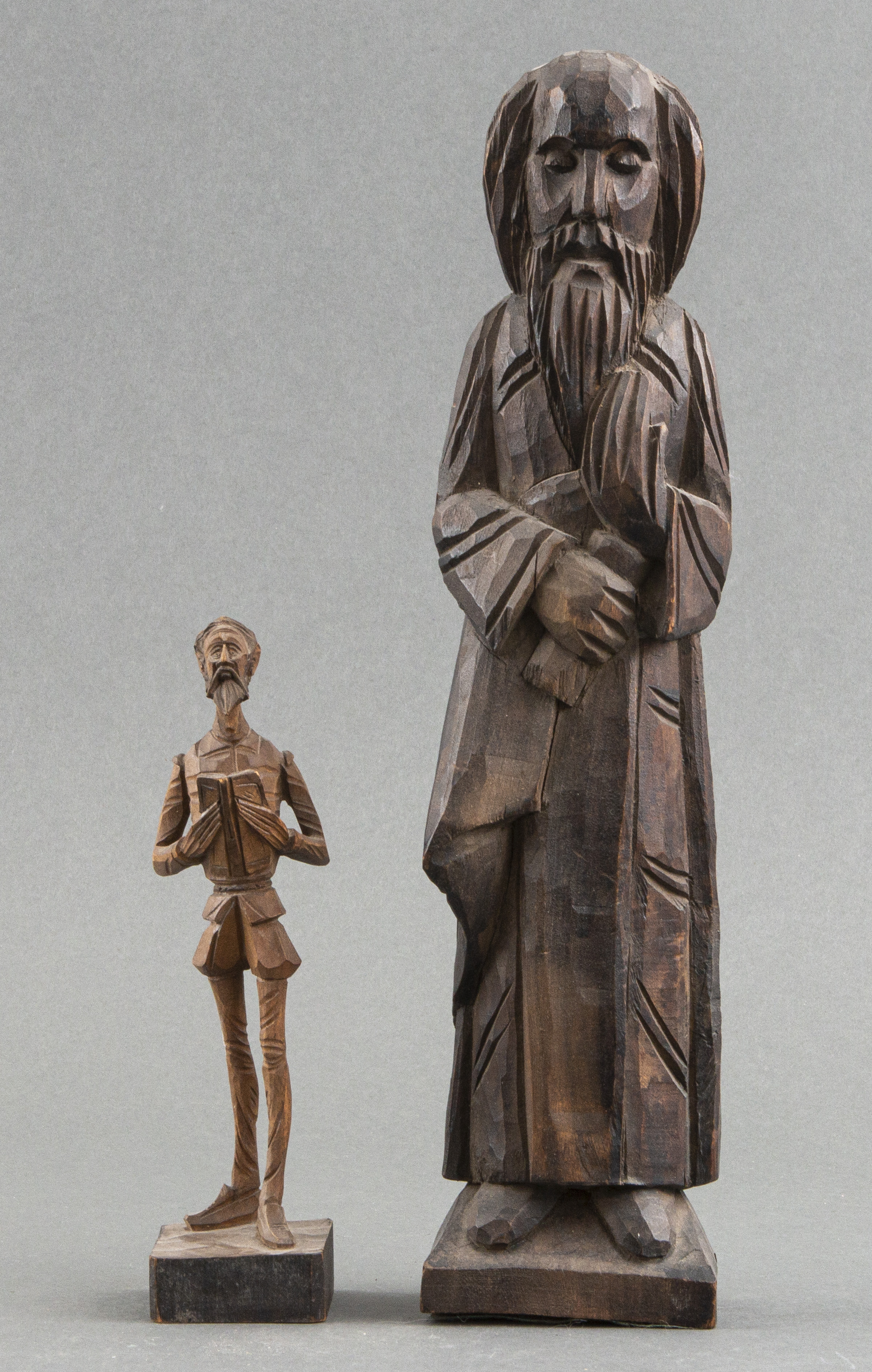 CARVED WOOD SANTO SAINT & OURO