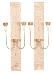CARVED WOOD SWEDISH STYLE ELEC