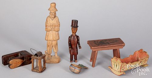 CARVED WOOD TRINKETS AND