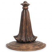 CARVED WOOD WALL BRACKET SHELF