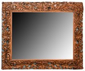 CARVED WOOD WALL MIRRORwith be