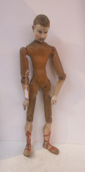 CARVED WOODEN ARTICULATED GRON