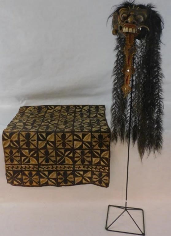 CARVED WOODEN BALINESE CEREMONIAL