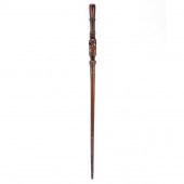 CARVED WOODEN CANE, FROM MARCY