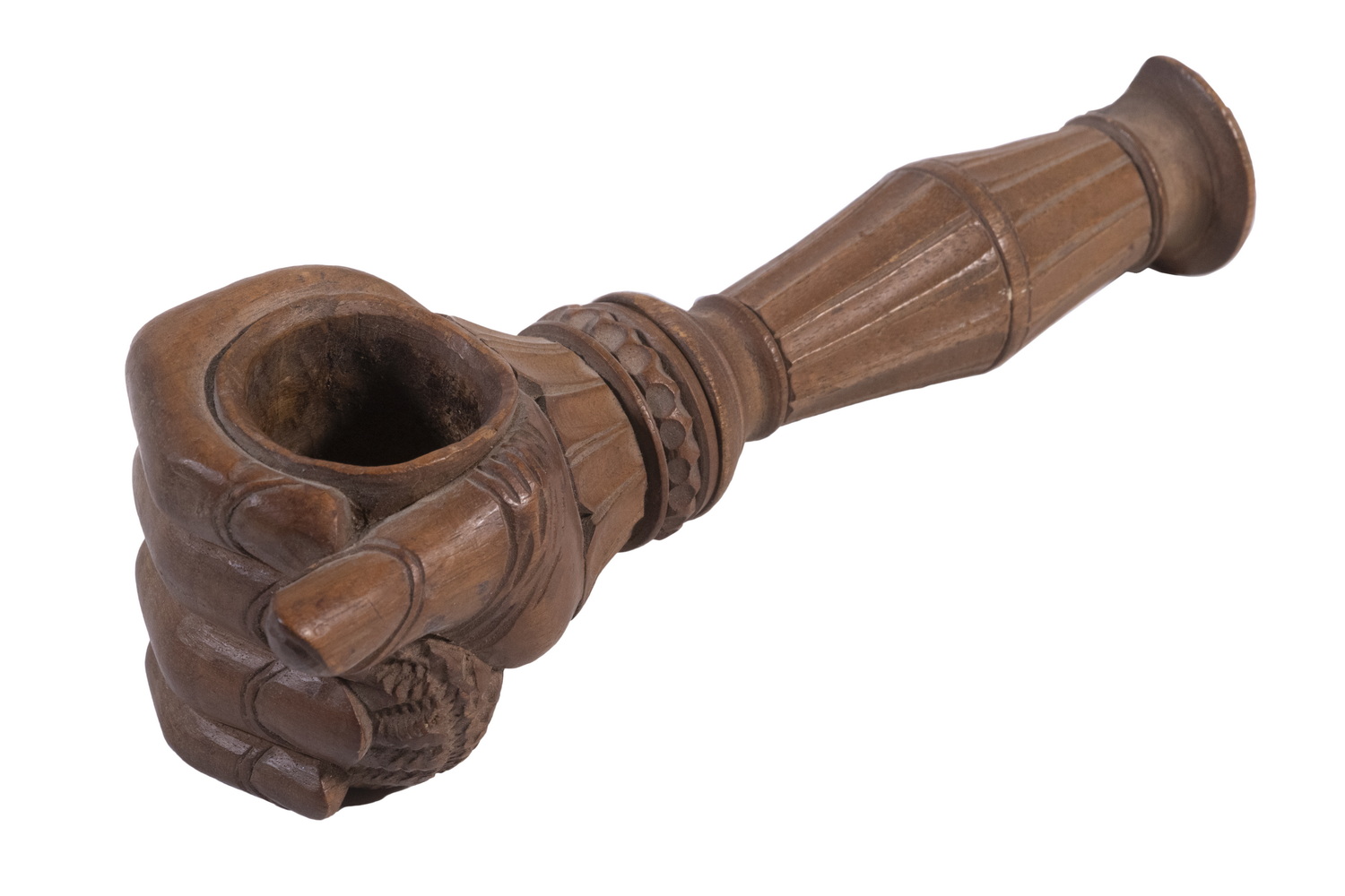 CARVED WOODEN HAND FORM