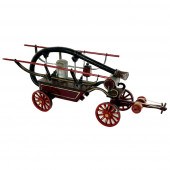 CARVED WOODEN MODEL OF A 19TH