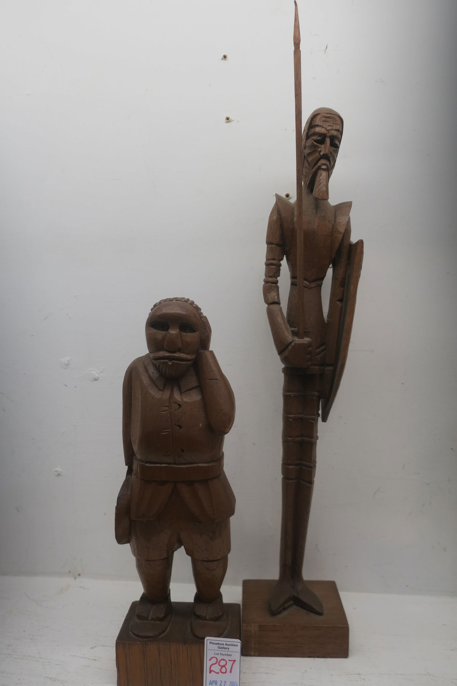 CARVED WOODEN MODELS OF DON