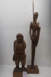 CARVED WOODEN MODELS OF DON QU