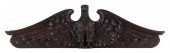 CARVED WOODEN SPREAD-WING EAGL