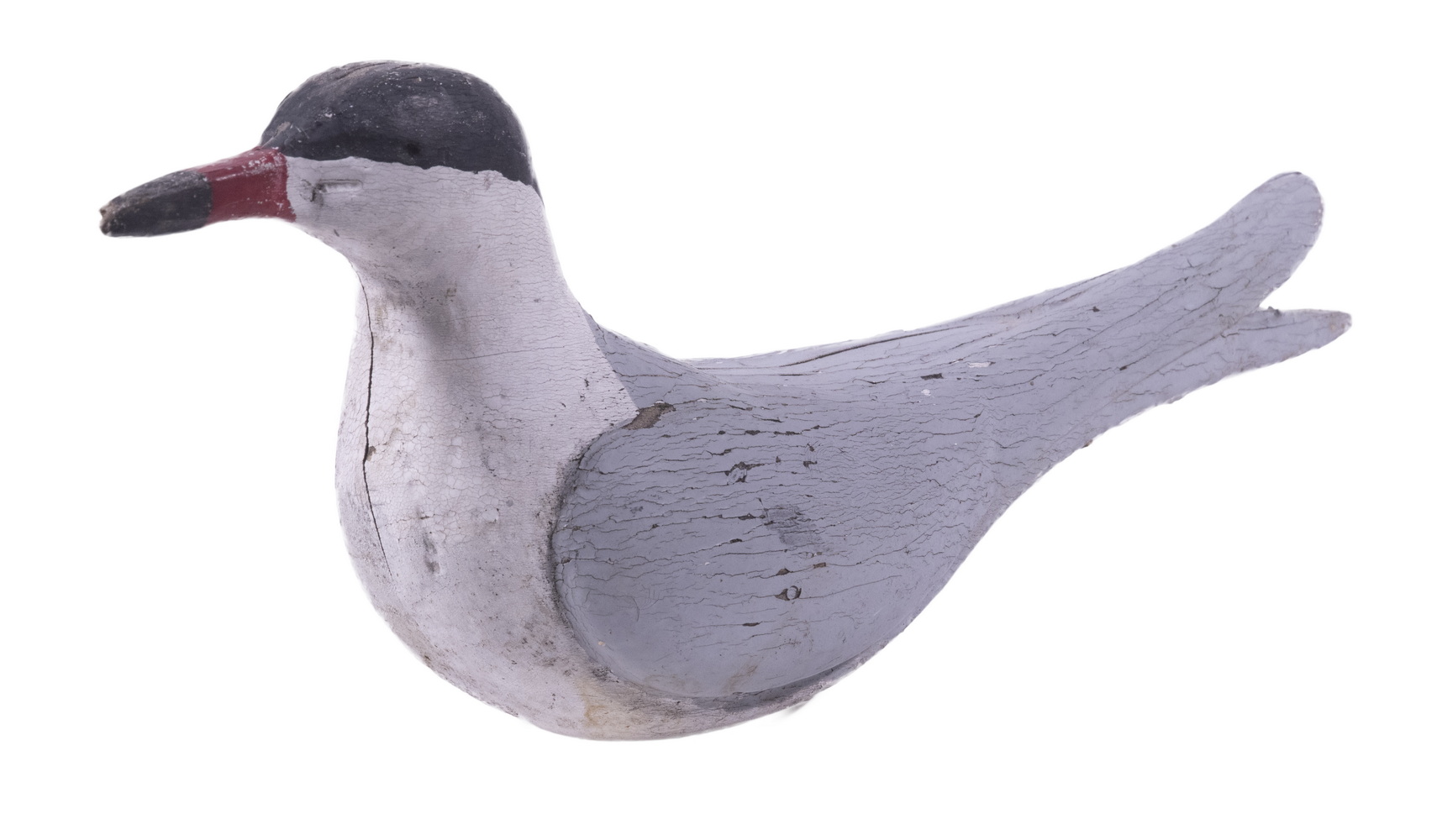 CARVED WOODEN TERN DECOY Found in