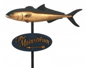 CARVED WOODEN TRADE SIGN SECON