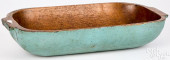 CARVED WOODEN TRENCHER, 19TH C