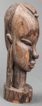 CARVED WOODEN TRIBAL SCULPTURE