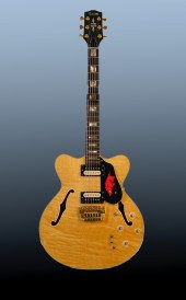 CARVIN SIX STRING SEMI-HOLLOW
