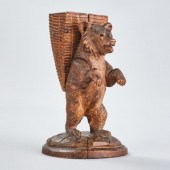 CARVING OF STANDING BEARA smal