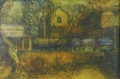 CASA BLANCA, 20TH C. OIL ON CA