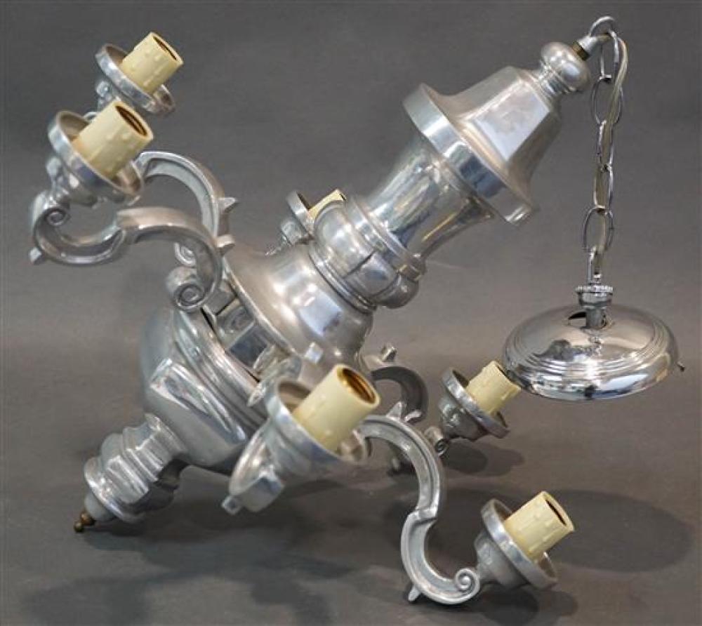 CASA SALAZAR PEWTER SIX-LIGHT