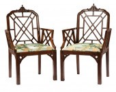 CASA STRADIVARI MAHOGANY ARMCH