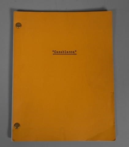 CASABLANCA SCREENPLAY