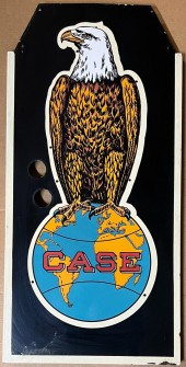 CASE LOGO CAR OR TRACTOR PORCE