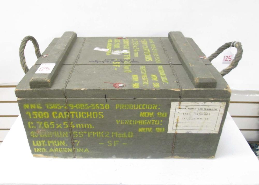 CASE OF 1500 ROUNDS 7.65X54