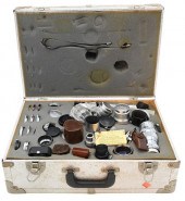 CASE OF CAMERA PARTS AND LENSE
