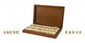 CASED ALPHABET SET SECOND HALF