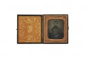 CASED AMBROTYPE OF A MAN WITH
