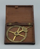 CASED BRASS NAVIGATIONAL RING