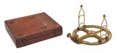 CASED BRASS PLOTTING CIRCLE 19