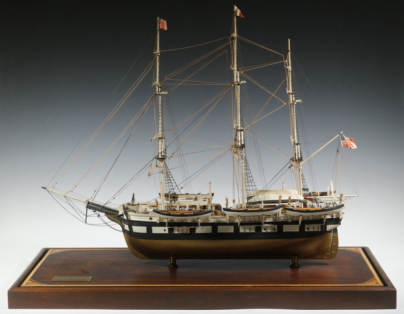 CASED "CHARLES W. MORGAN" SHIP