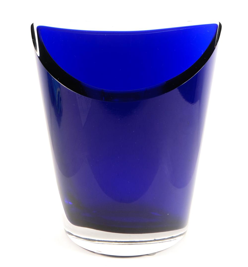 CASED COBALT GLASS FLAT BACK