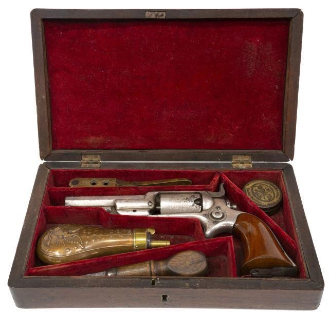 CASED COLT 1855 SIDEHAMMER
