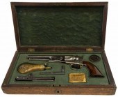 CASED COLT 1862 POLICE REVOLVE