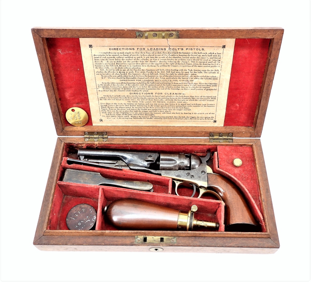 CASED COLT MODEL 1862 POLICE