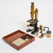 Cased German Compound Monocula