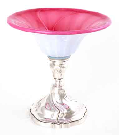 Cased glass and sterling
