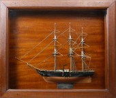 CASED HALF HULL MODEL OF THE S