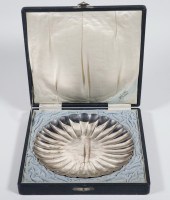 CASED JAPANESE SILVER DISH Ear