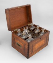 CASED LIQUOR SET EARLY 19TH CE