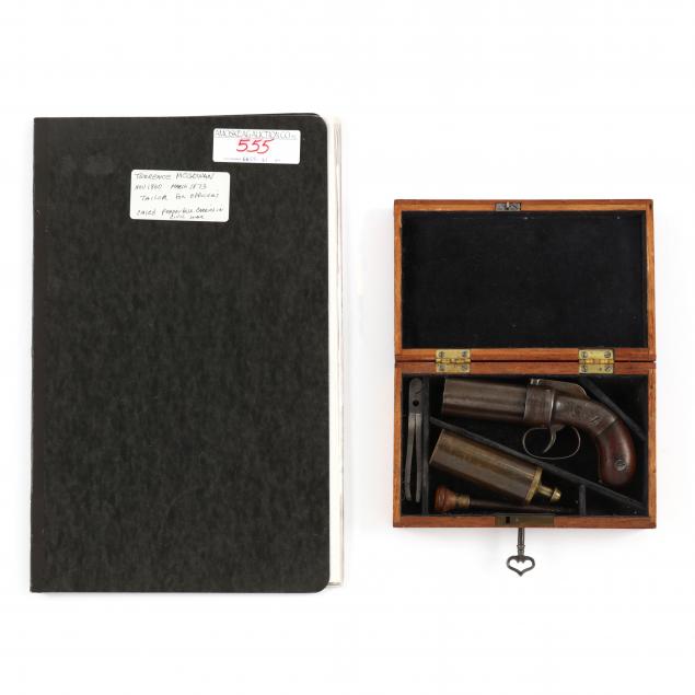 CASED MANHATTAN FIVE-SHOT PEPPERBOX