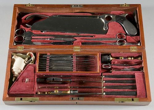 CASED MEDICAL INSTRUMENTS, 19TH
