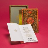 Cased Menu of the State Dinner
